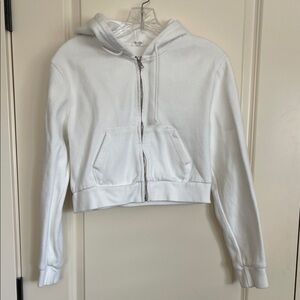 Brandy Melville White Hoodie